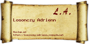 Losonczy Adrienn névjegykártya